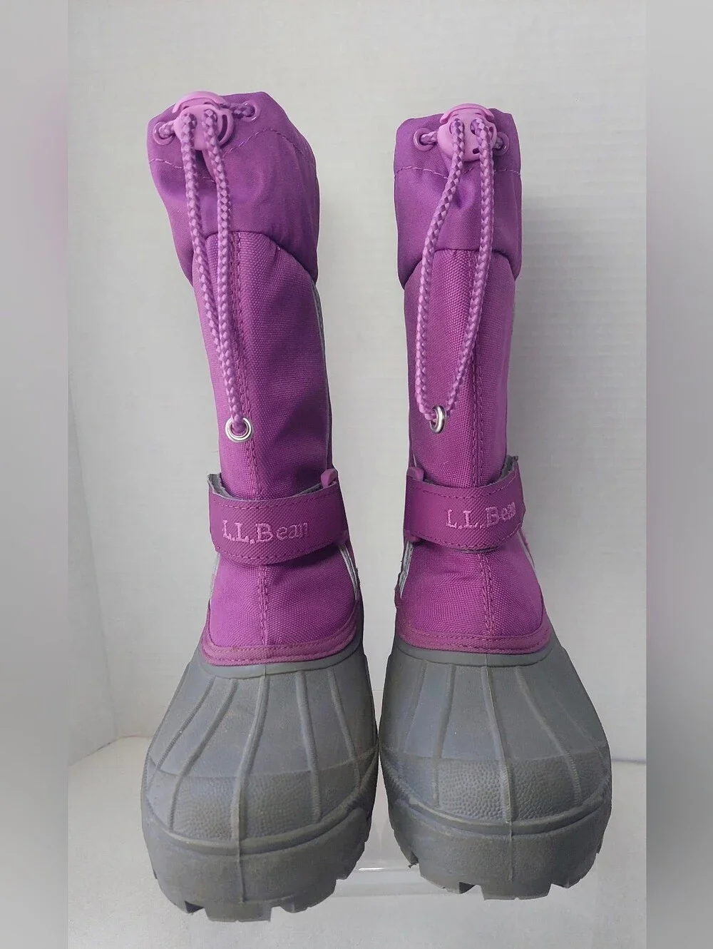 L.L. Bean Girls' Purple Waterproof Winter Boots